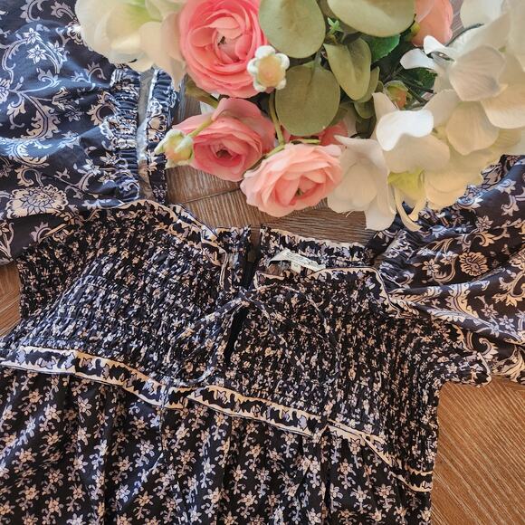 Sea New York $346 Jasper Mini Dress with Puff Sleeves size Medium - Picture 11 of 12